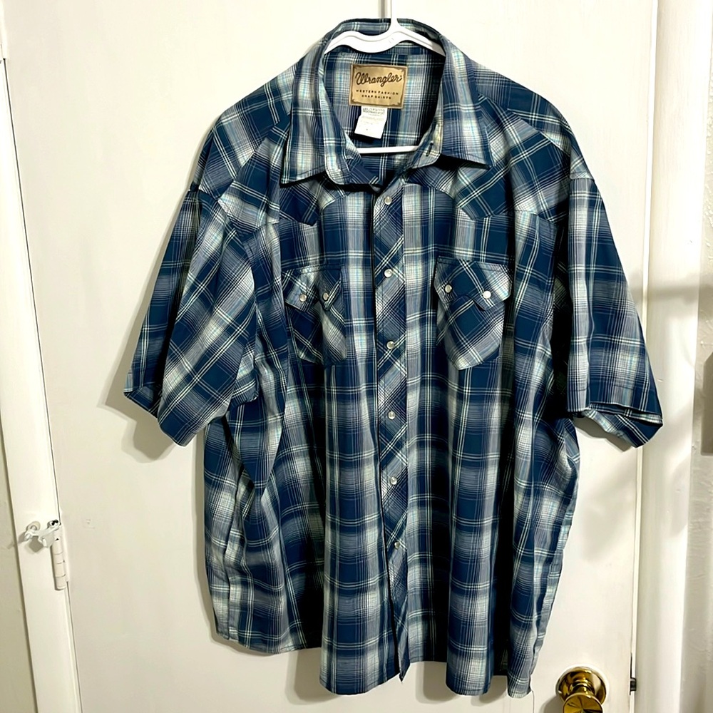 Vintage Wrangler men’s western shirt 3X